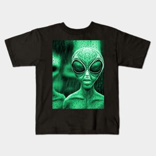 Planet X Aliens Sci-Fi NFT Collection Kids T-Shirt